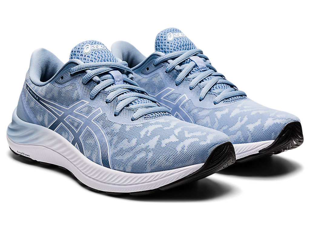 Women's Asics Gel-Excite 8 Walking Shoes White / White | 7654-GACXI