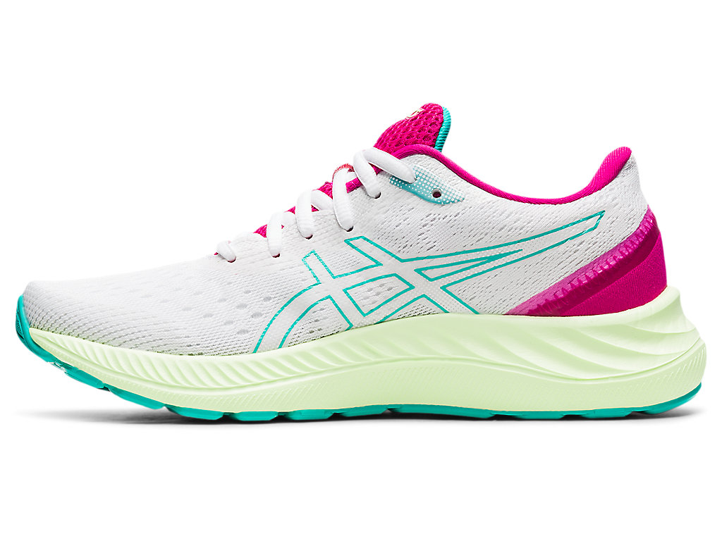 Women's Asics Gel-Excite 8 Walking Shoes White | 9685-AOGWM