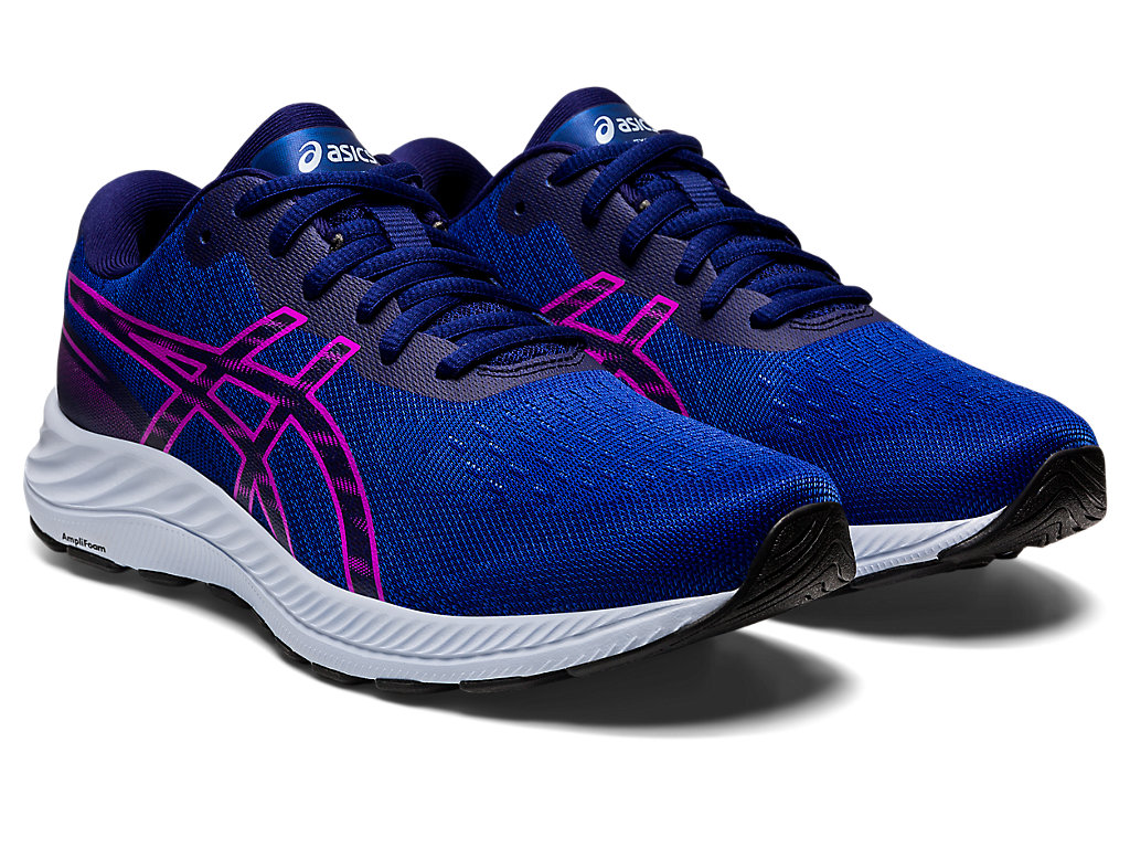 Women's Asics Gel-Excite 9 Walking Shoes Blue / Purple | 4639-ZBPIL