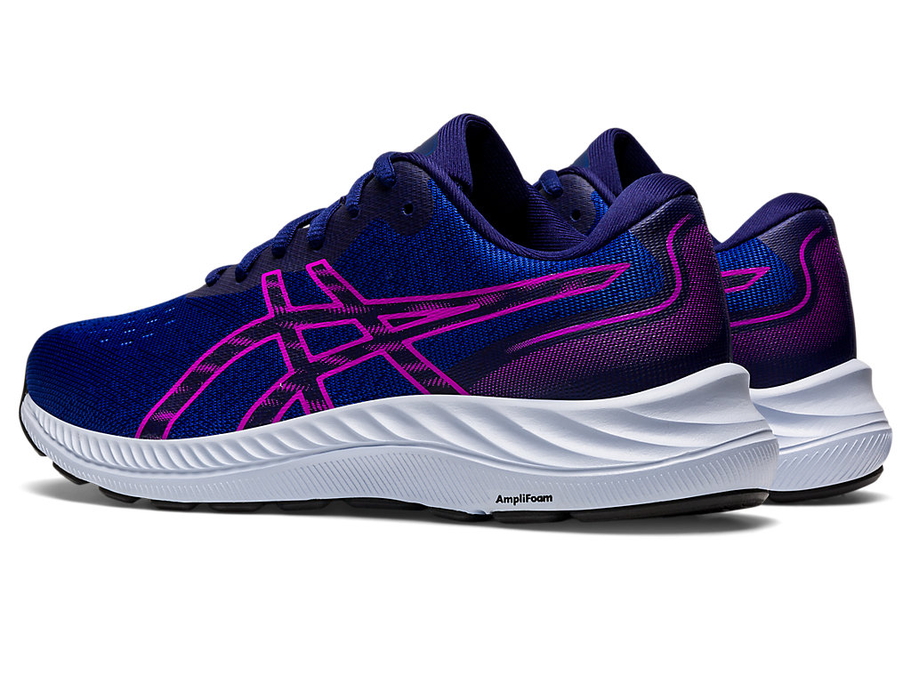 Women's Asics Gel-Excite 9 Walking Shoes Blue / Purple | 4639-ZBPIL