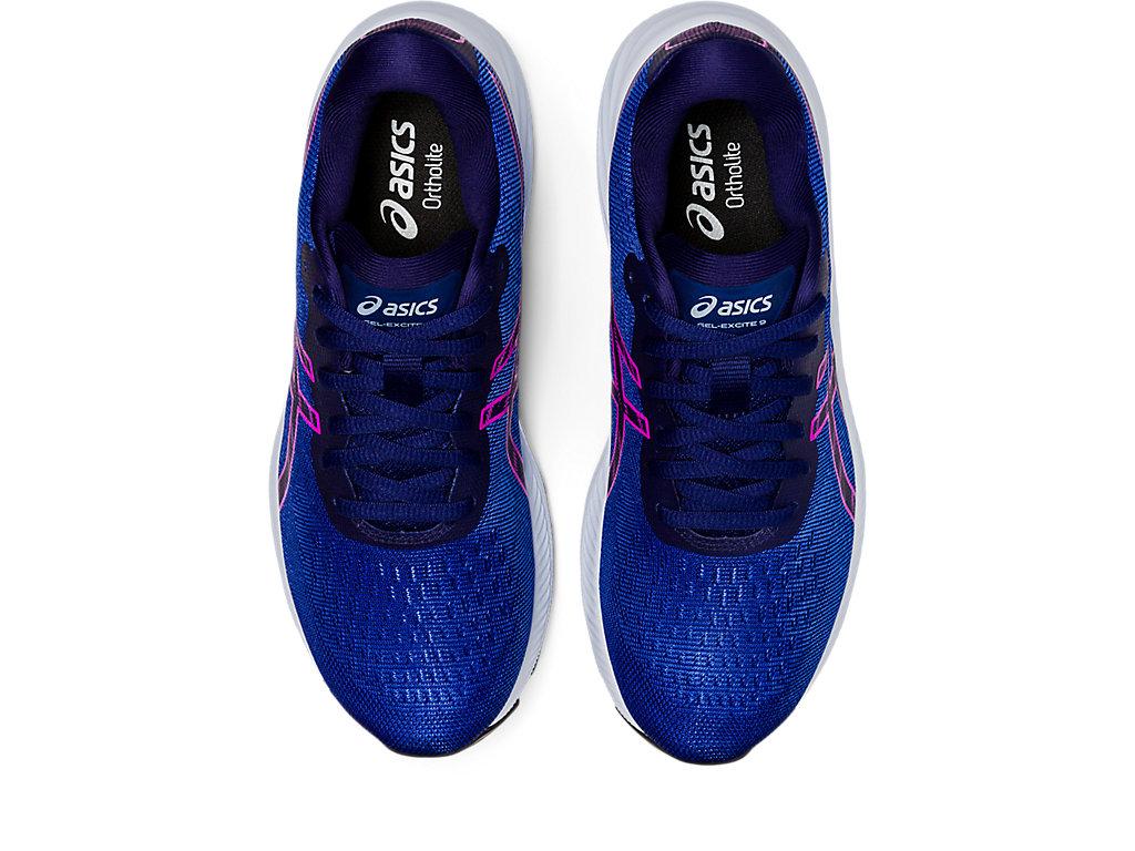 Women's Asics Gel-Excite 9 Walking Shoes Blue / Purple | 4639-ZBPIL