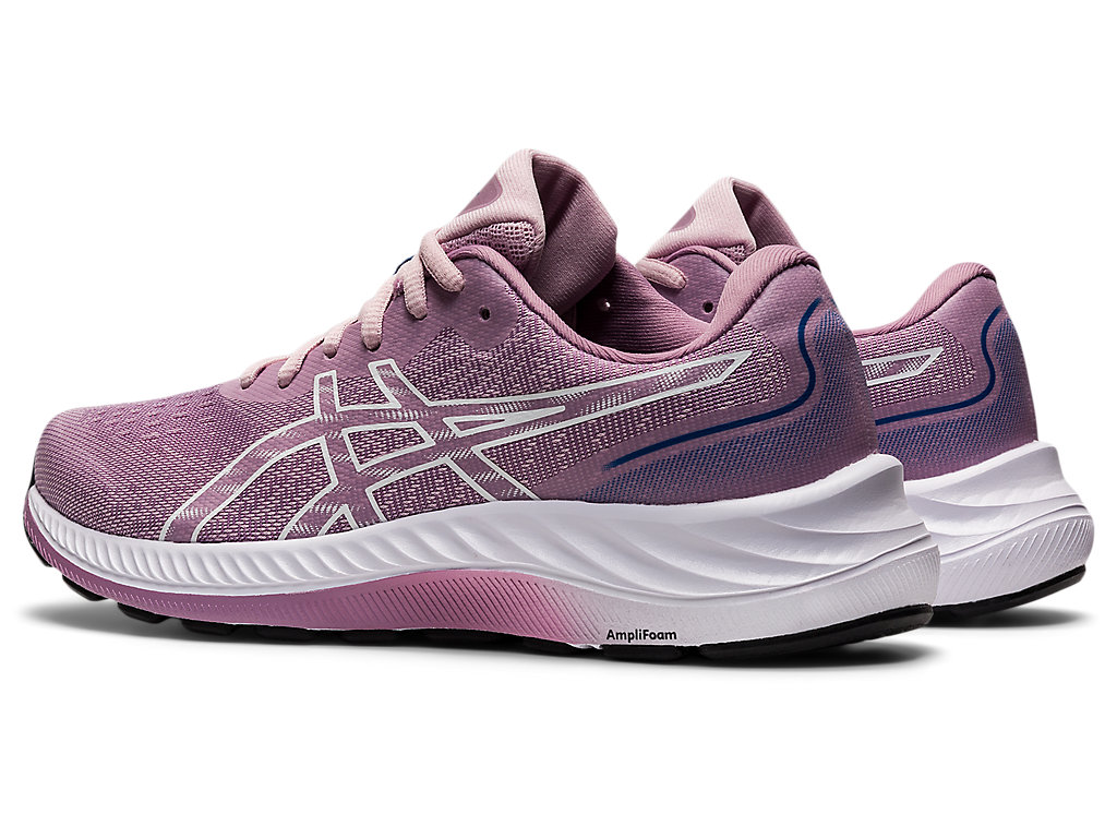 Women's Asics Gel-Excite 9 Walking Shoes Rose / White | 5213-QZDLY