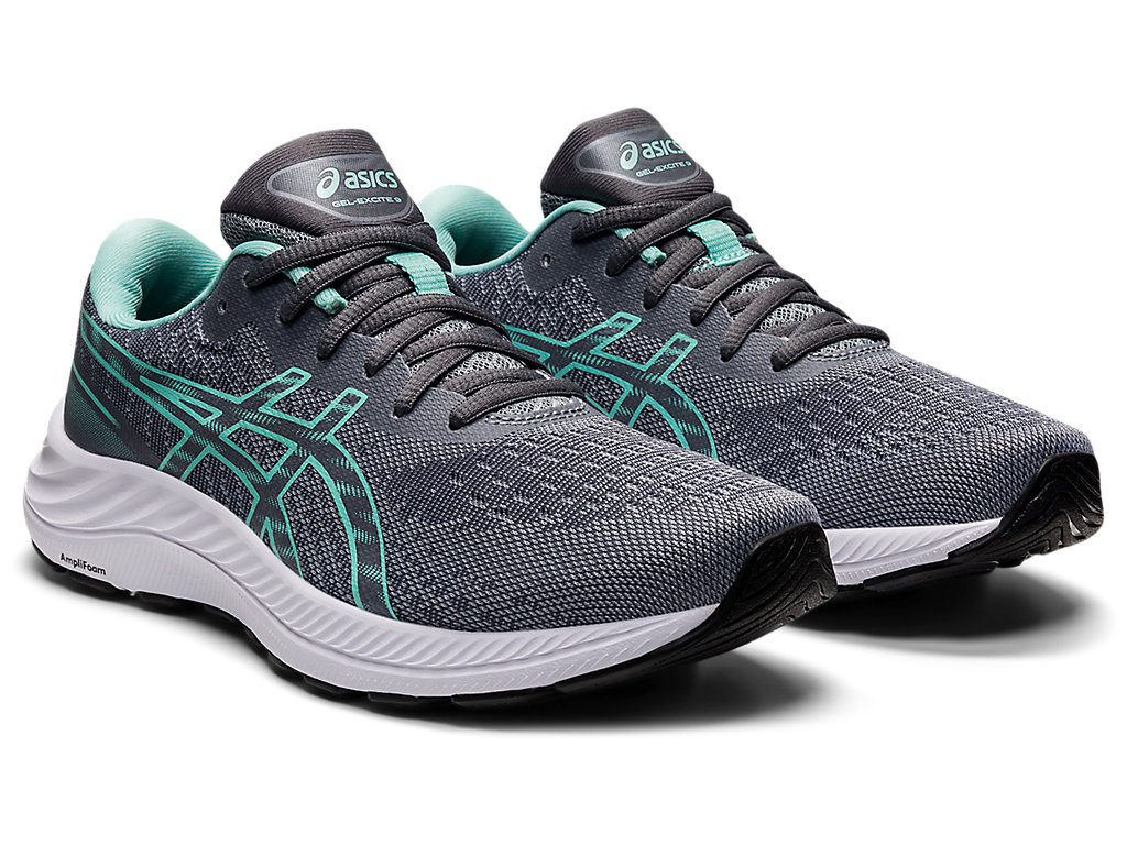 Women's Asics Gel-Excite 9 Walking Shoes Green | 5982-SEPLU