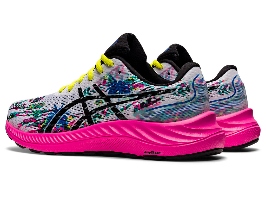 Women's Asics Gel-Excite 9 Walking Shoes White / Black | 6258-LCSWK