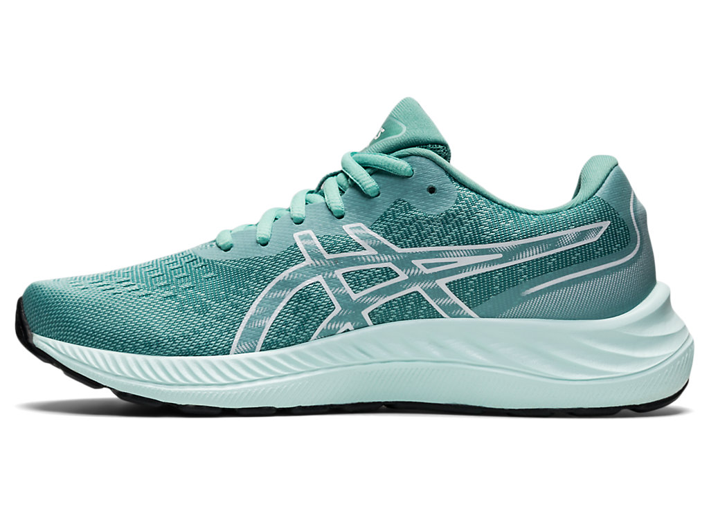 Women's Asics Gel-Excite 9 Walking Shoes Green / White | 8042-ZEUCK