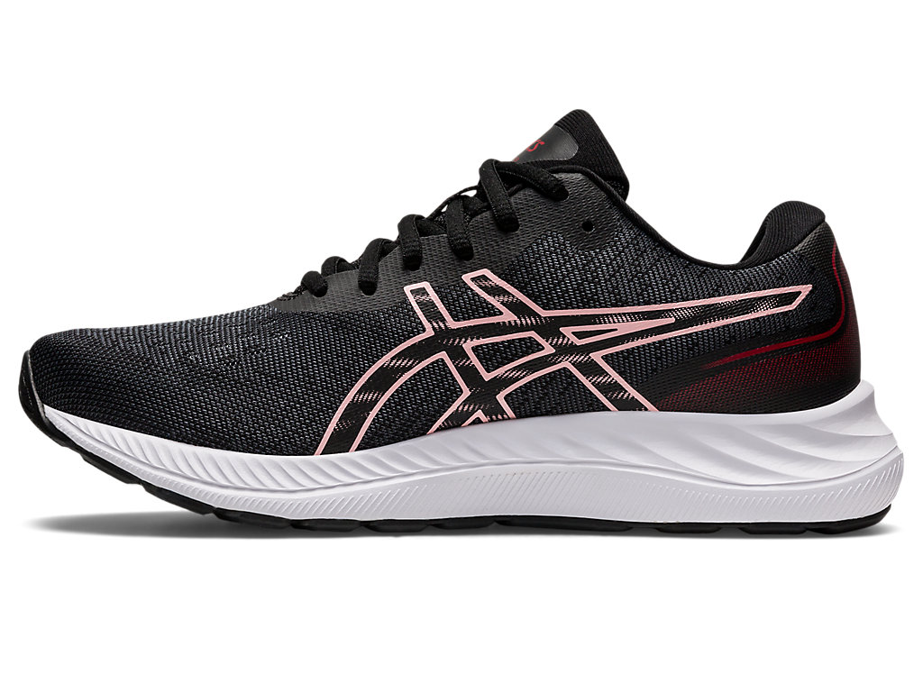 Women's Asics Gel-Excite 9 Walking Shoes Black / Rose | 8156-IPENW