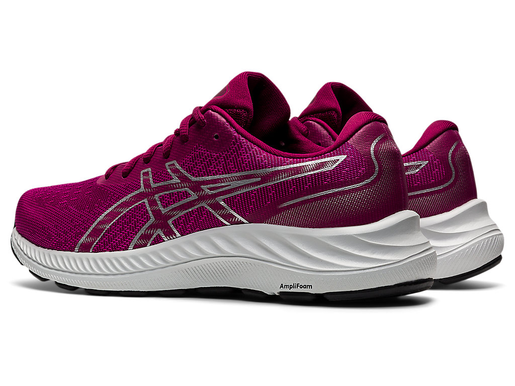 Women's Asics Gel-Excite 9 Walking Shoes Fuchsia Red / Silver | 8309-COTLA