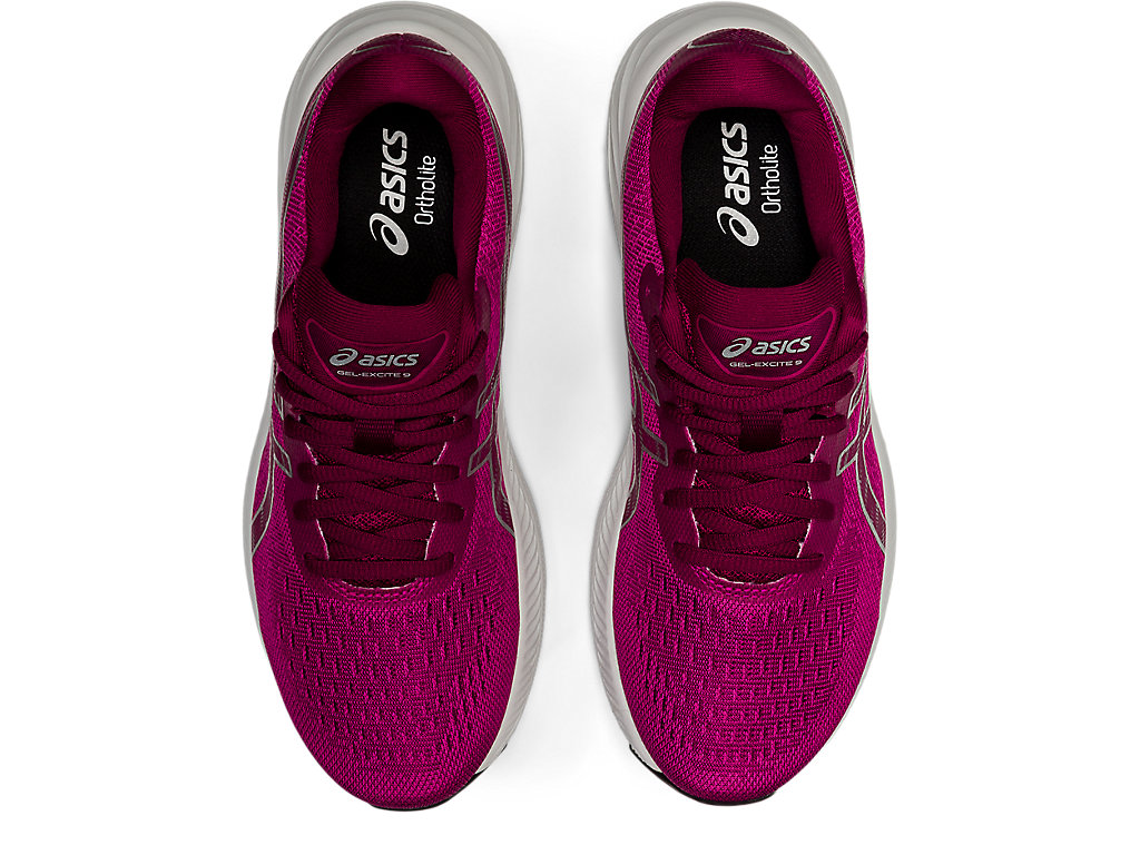 Women's Asics Gel-Excite 9 Walking Shoes Fuchsia Red / Silver | 8309-COTLA