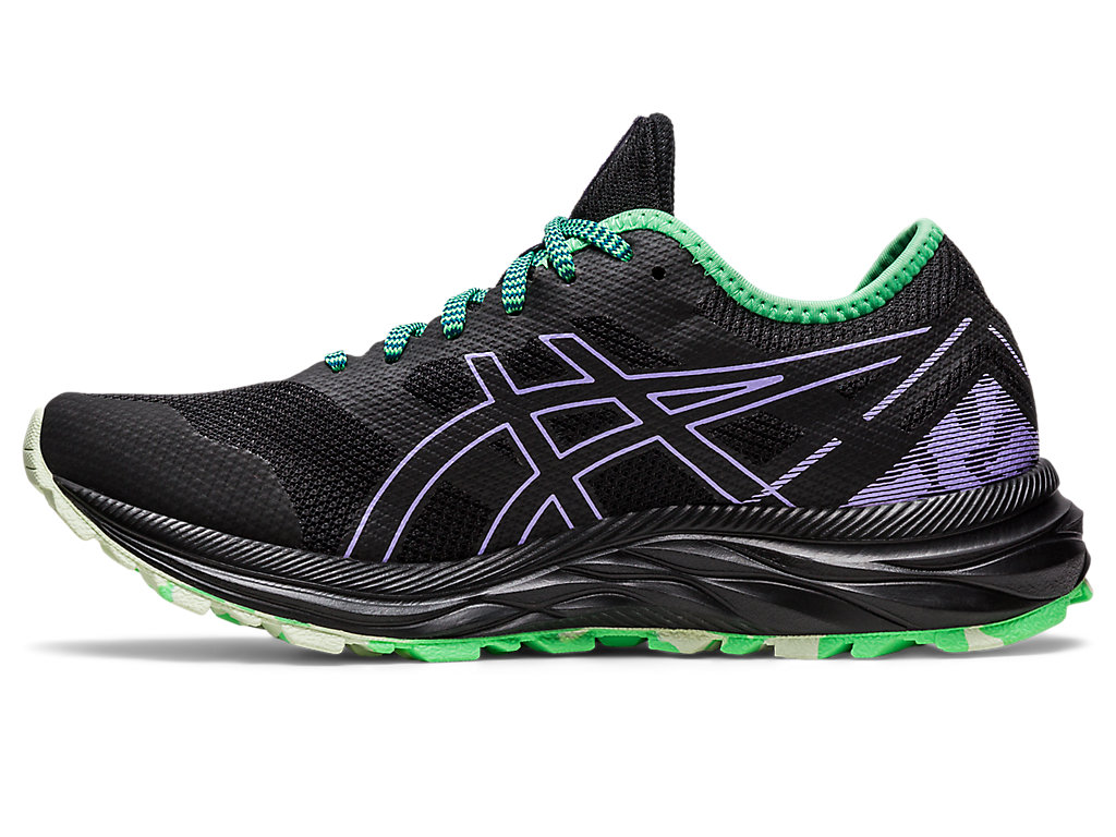 Women's Asics Gel-Excite Trail Trail Running Shoes Black / Purple | 9871-SJVNP