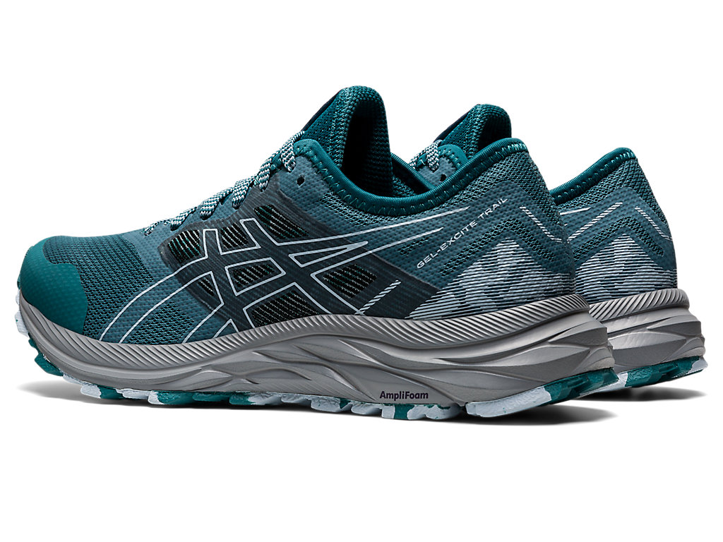 Women's Asics Gel-Excite Trail Walking Shoes Deep Green / Blue | 2358-ZWNUI