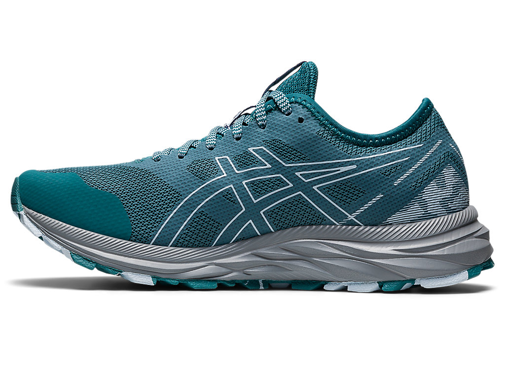 Women's Asics Gel-Excite Trail Walking Shoes Deep Green / Blue | 2358-ZWNUI