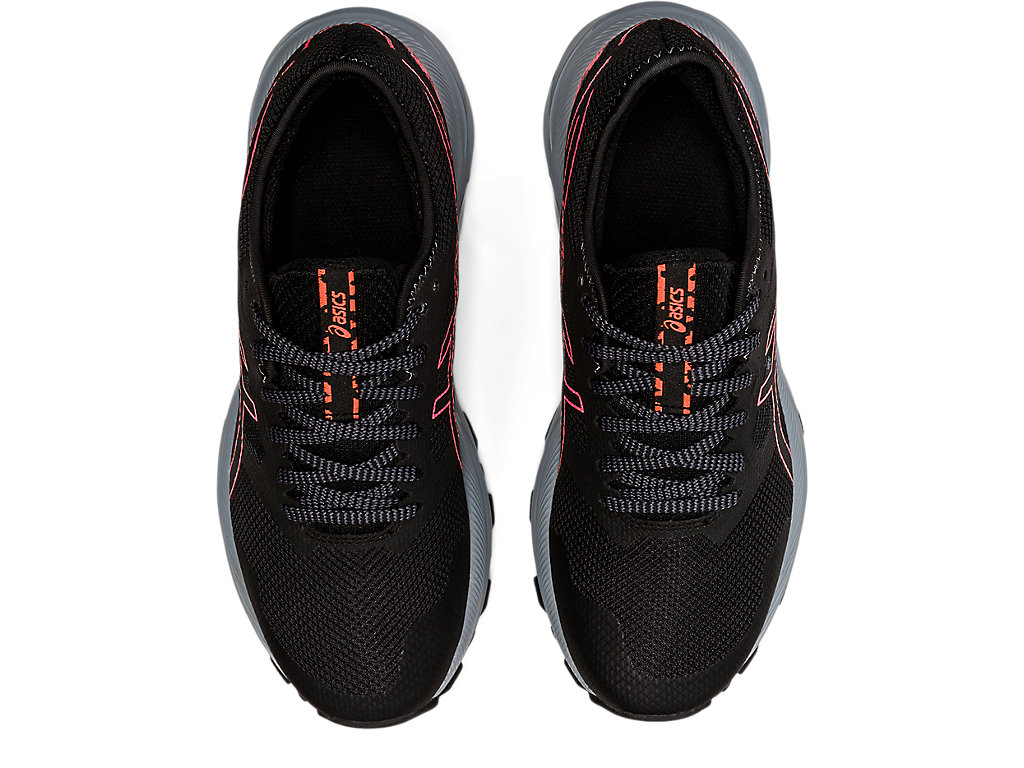 Women's Asics Gel-Excite Trail Walking Shoes Black / Coral | 7198-XCHSB