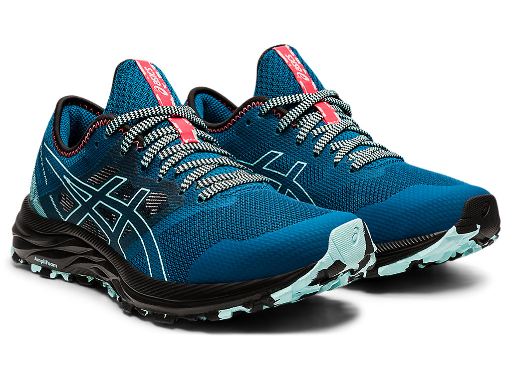 Women's Asics Gel-Excite Trail Walking Shoes Deep Turquoise / Blue | 8976-LQIUJ