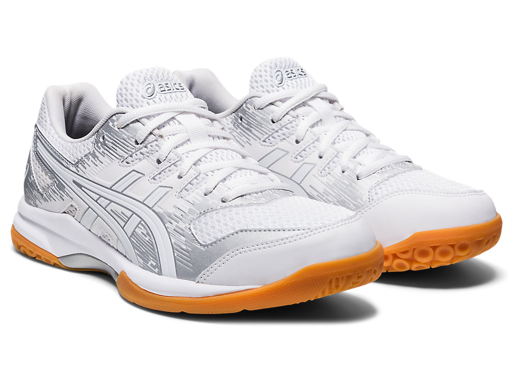 Women's Asics Gel-Furtherup Volleyball Shoes White / White | 8637-BKNVO