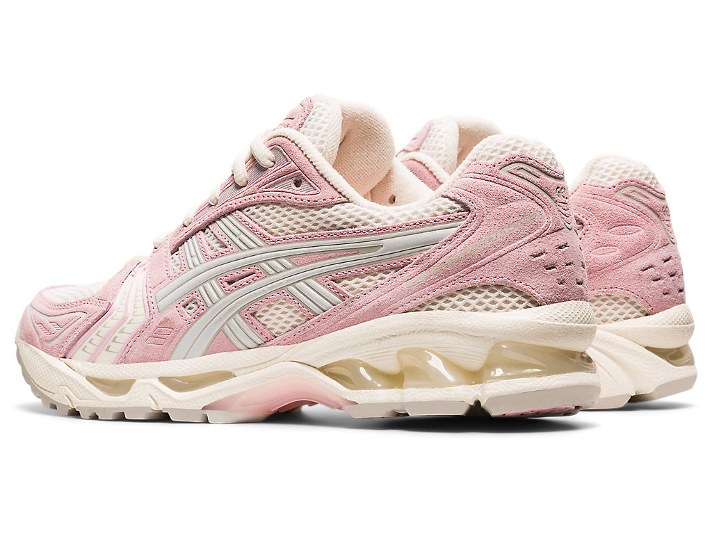 Women's Asics Gel-Kayano 14 Sneakers Cream / Pink Light Blue | 7805-TECYN