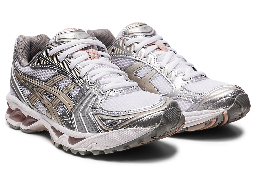 Women's Asics Gel-Kayano 14 Sneakers White | 1690-SVDWN