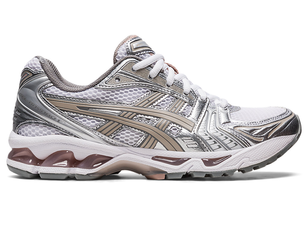 Women\'s Asics Gel-Kayano 14 Sneakers White | 1690-SVDWN