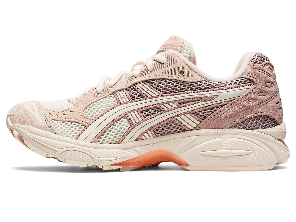 Women's Asics Gel-Kayano 14 Sneakers White Coral / Cream | 6320-SVMAC