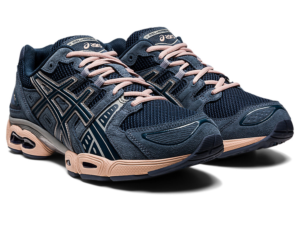 Women's Asics Gel-Nimbus 9 Sneakers Blue | 5034-AQLSD