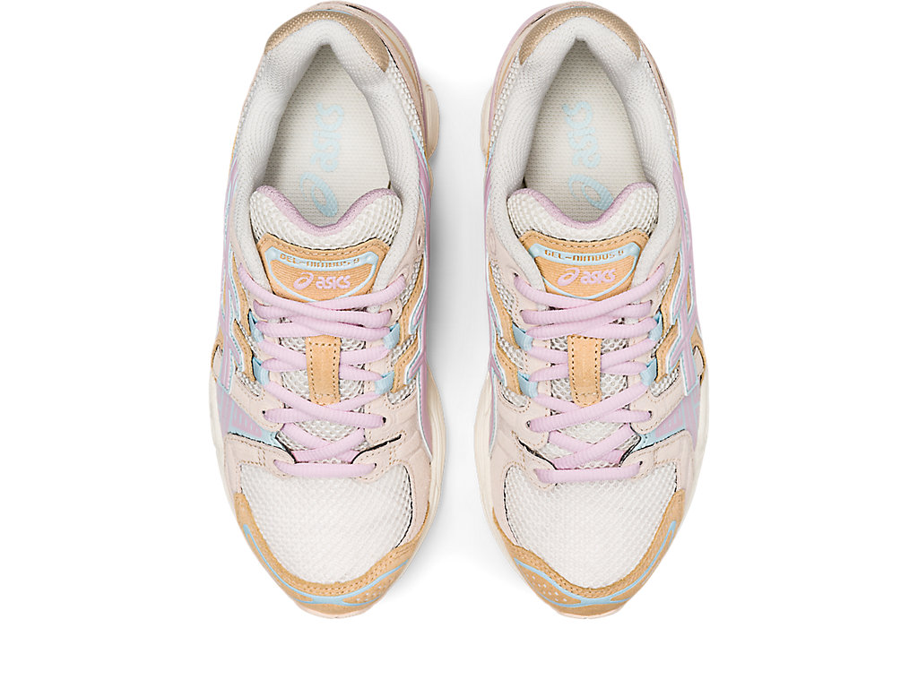 Women's Asics Gel-Nimbus 9 Sneakers Cream / Rose | 2580-RHGXT