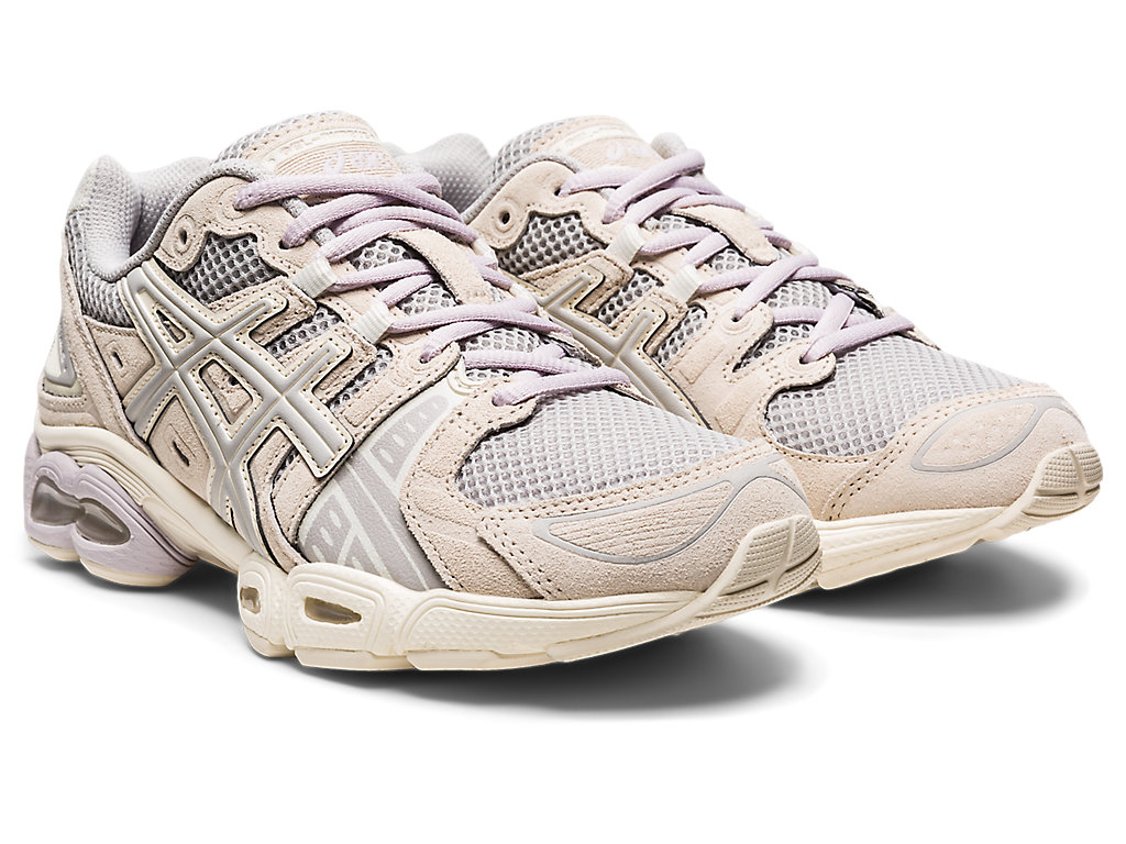 Women's Asics Gel-Nimbus 9 Sneakers Grey | 6370-XPGMF