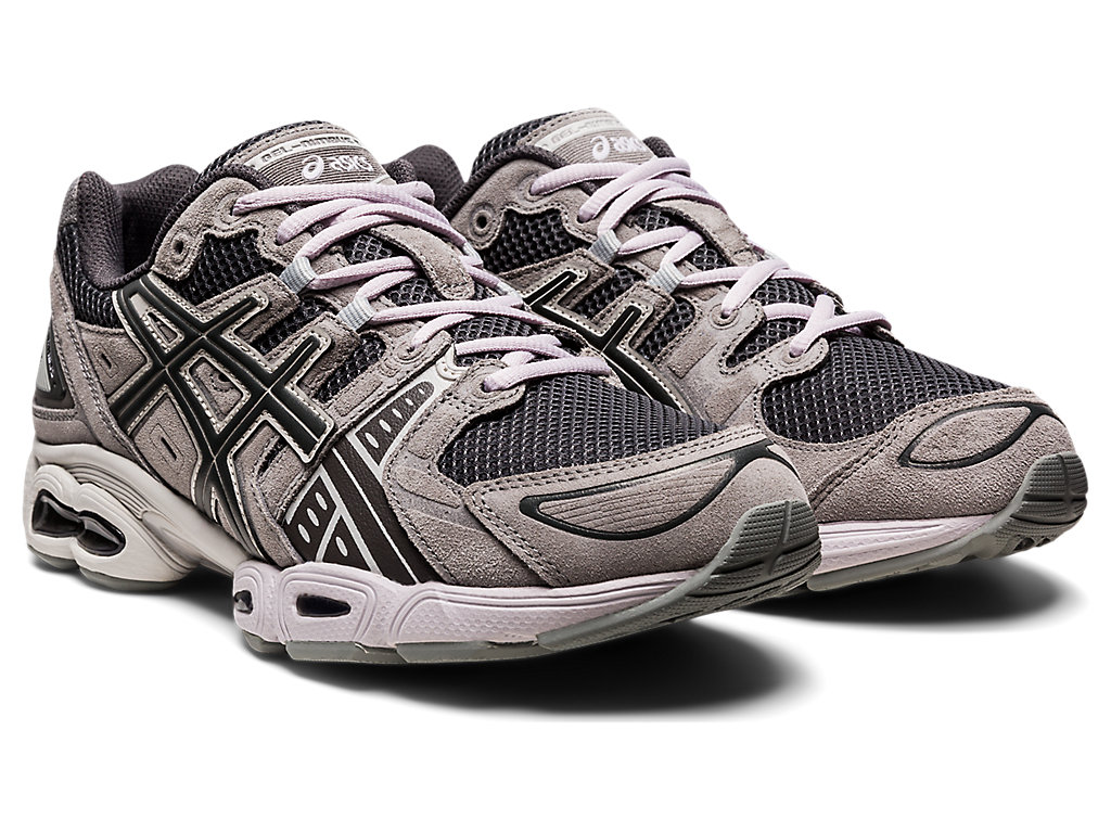 Women's Asics Gel-Nimbus 9 Sneakers Obsidian Grey / Grey | 8157-DHMKN