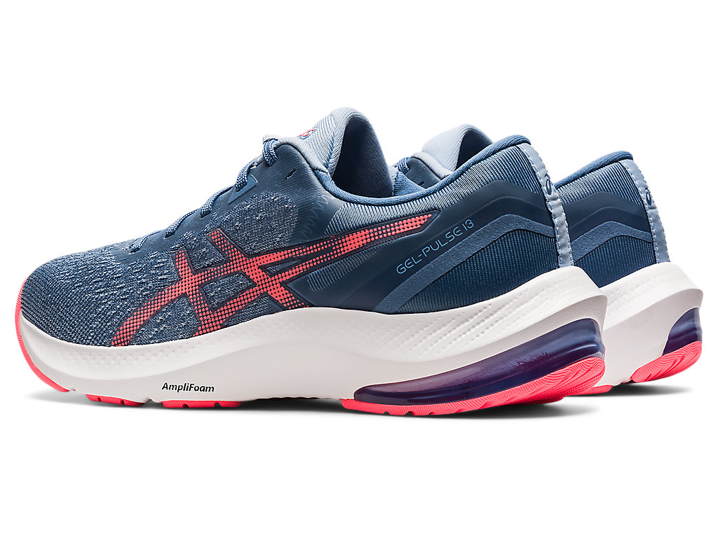 Women's Asics Gel-Pulse 13 Walking Shoes Blue / Coral | 1592-TNERG