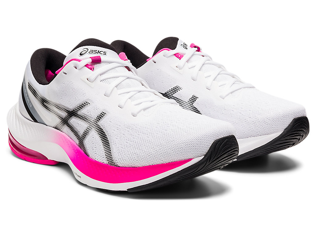 Women's Asics Gel-Pulse 13 Walking Shoes White / Black | 1628-HTMIE