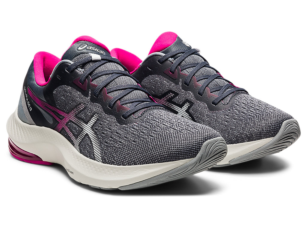 Women's Asics Gel-Pulse 13 Walking Shoes Grey / White | 2137-AYIEC