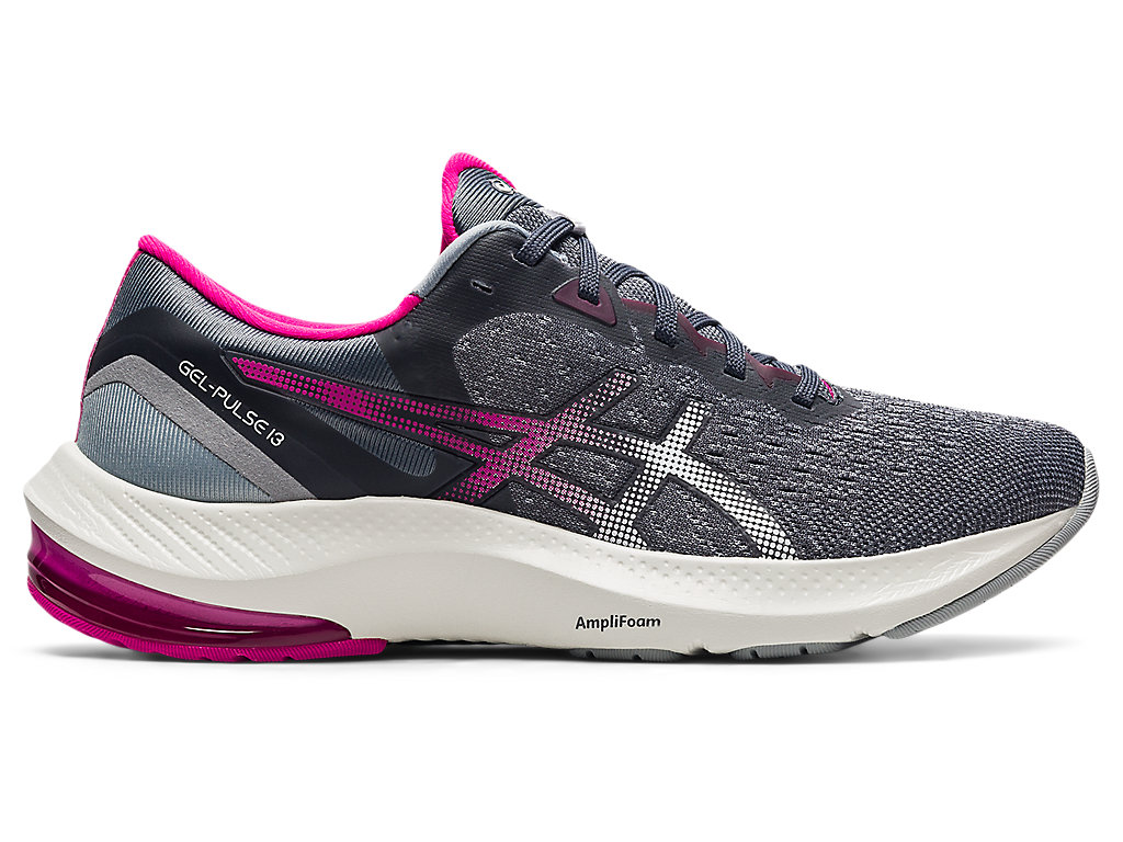 Women\'s Asics Gel-Pulse 13 Walking Shoes Grey / White | 2137-AYIEC