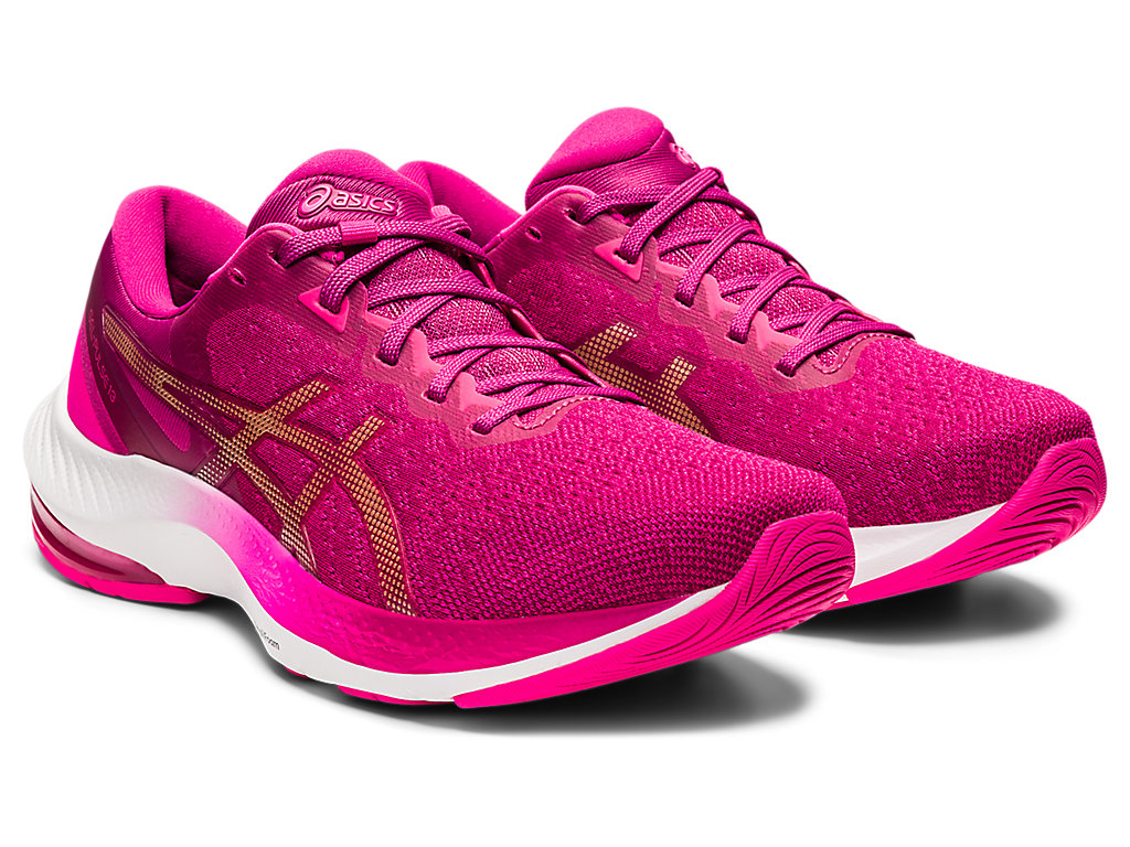 Women's Asics Gel-Pulse 13 Walking Shoes Fuchsia Red | 7095-DIZSA