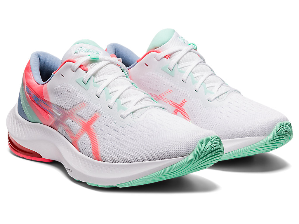 Women's Asics Gel-Pulse 13 Walking Shoes White / Coral | 9521-ADUPC