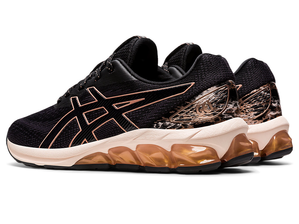 Women's Asics Gel-Quantum 180 Vii Sneakers Black / Rose Gold | 2175-NTIBZ