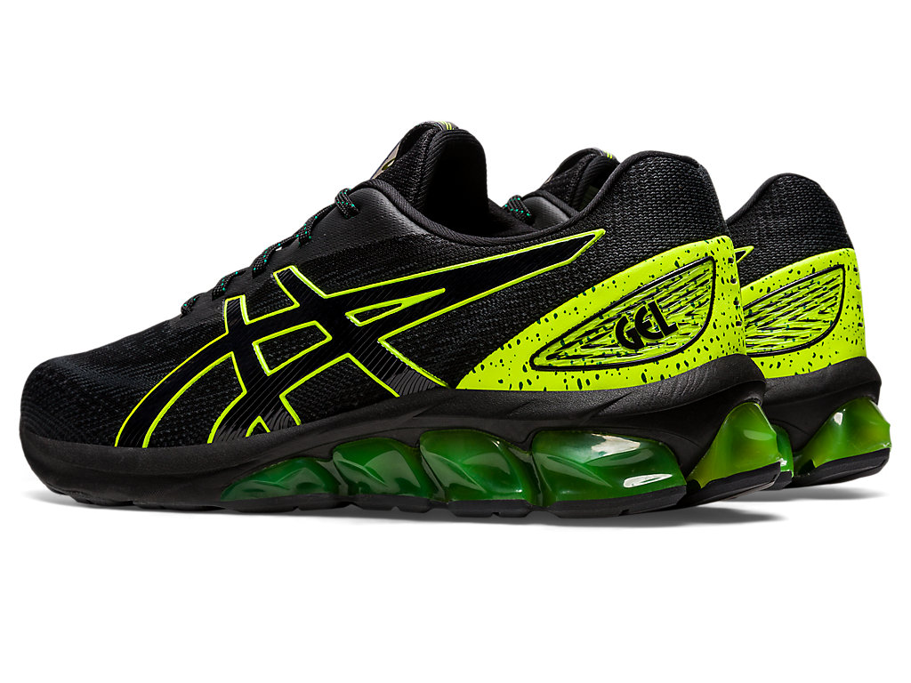 Women's Asics Gel-Quantum 180 Vii Sneakers Black / Yellow | 2763-NTHQF