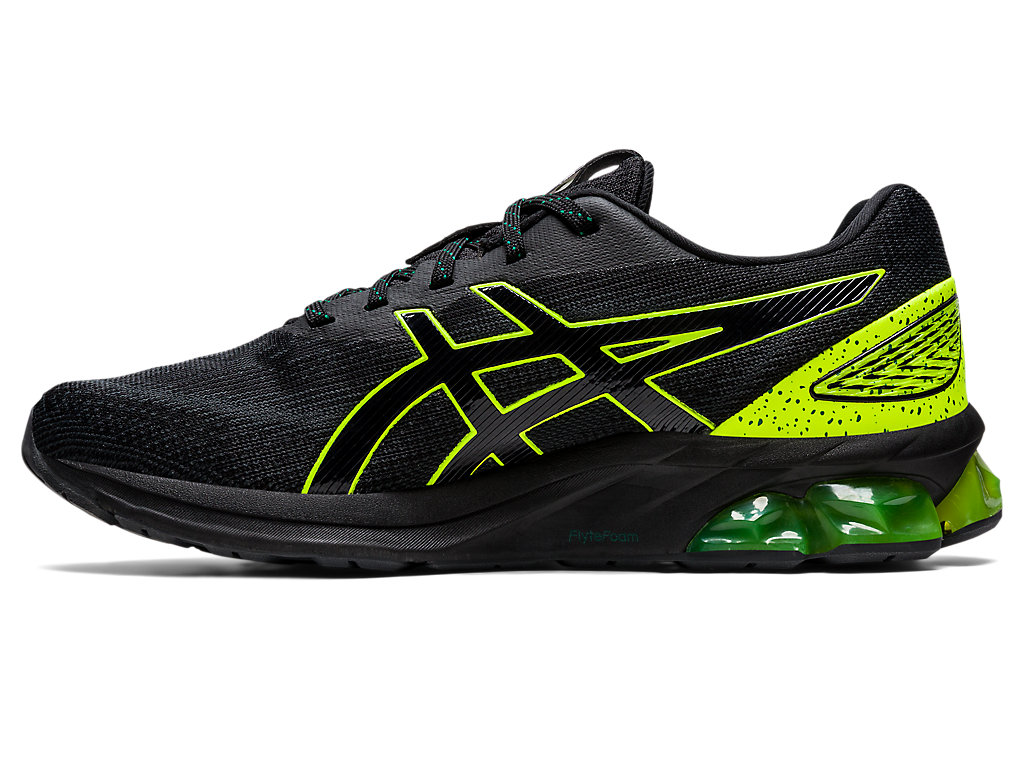 Women's Asics Gel-Quantum 180 Vii Sneakers Black / Yellow | 2763-NTHQF