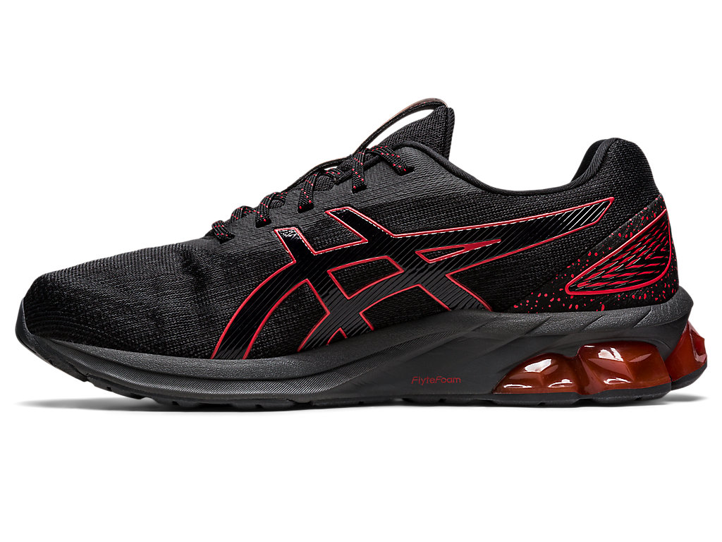 Women's Asics Gel-Quantum 180 Vii Sneakers Black / Red | 4957-IAVOJ