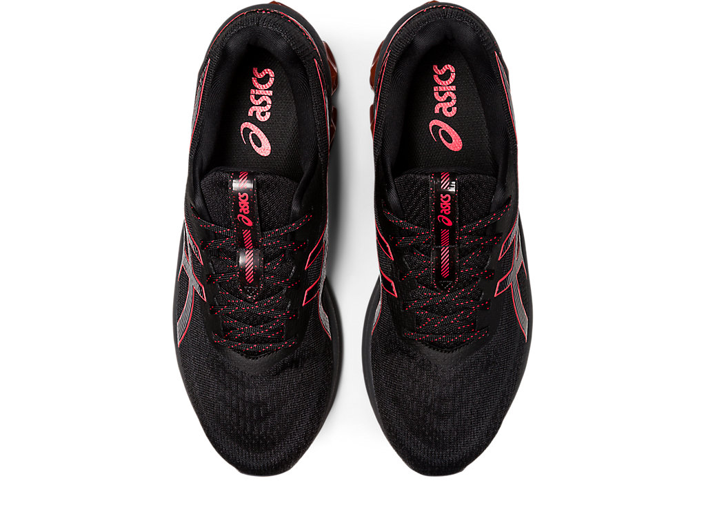 Women's Asics Gel-Quantum 180 Vii Sneakers Black / Red | 4957-IAVOJ