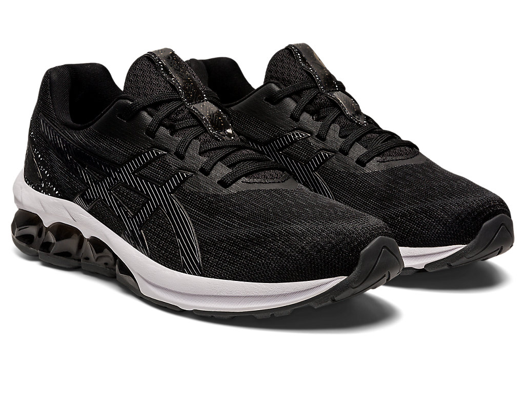 Women's Asics Gel-Quantum 180 Vii Sneakers Black / White | 5416-CDSBG