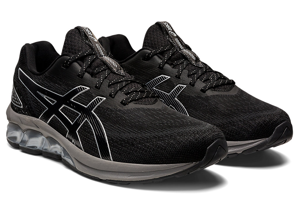 Women's Asics Gel-Quantum 180 Vii Sneakers Black / Grey | 7296-GVDHO