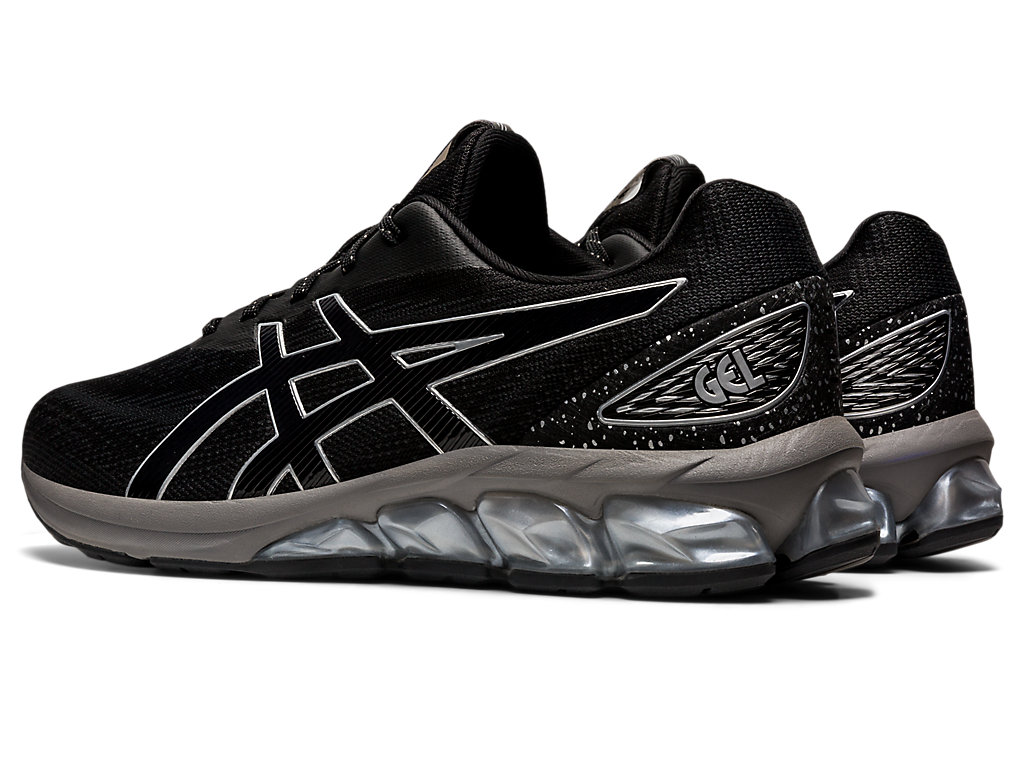 Women's Asics Gel-Quantum 180 Vii Sneakers Black / Grey | 7296-GVDHO