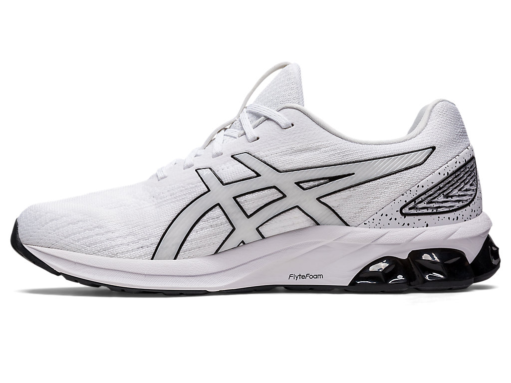 Women's Asics Gel-Quantum 180 Vii Sneakers White / Black | 7581-QVSOZ