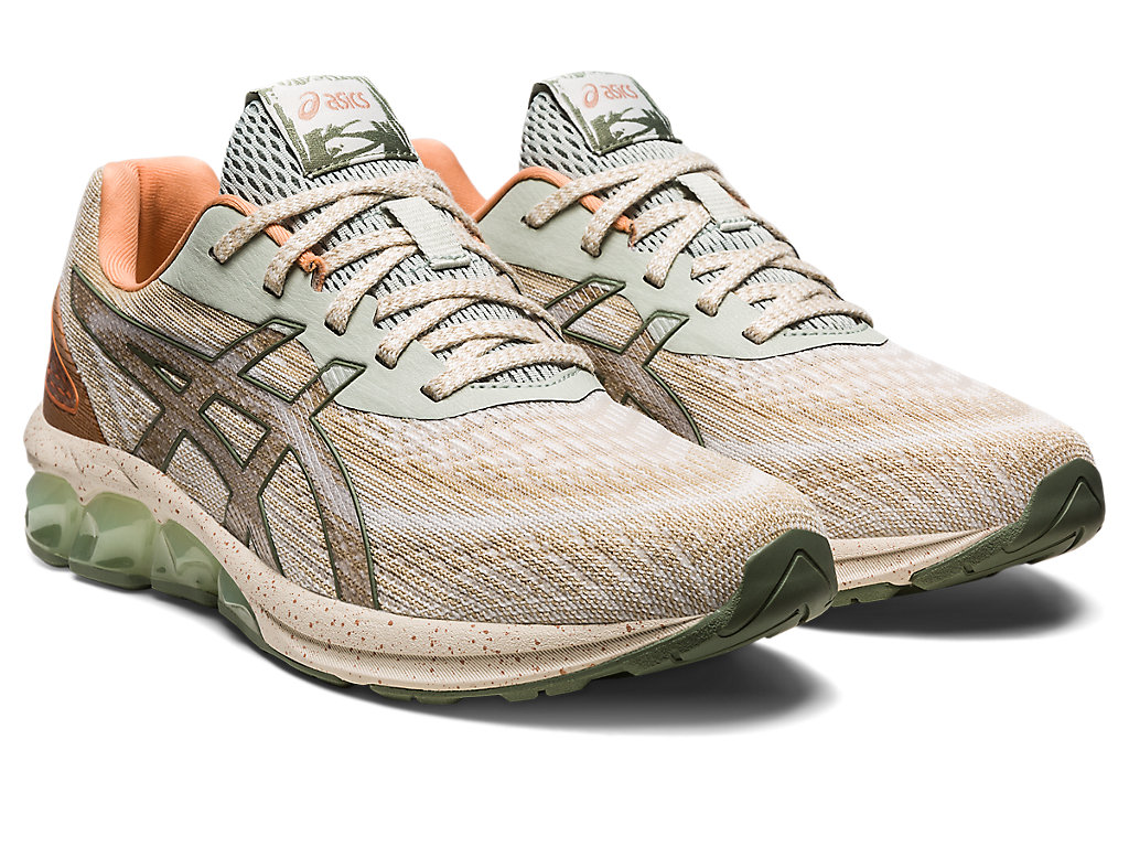 Women's Asics Gel-Quantum 180 Vii Sneakers Light Olive / Grey | 7628-GHBUF