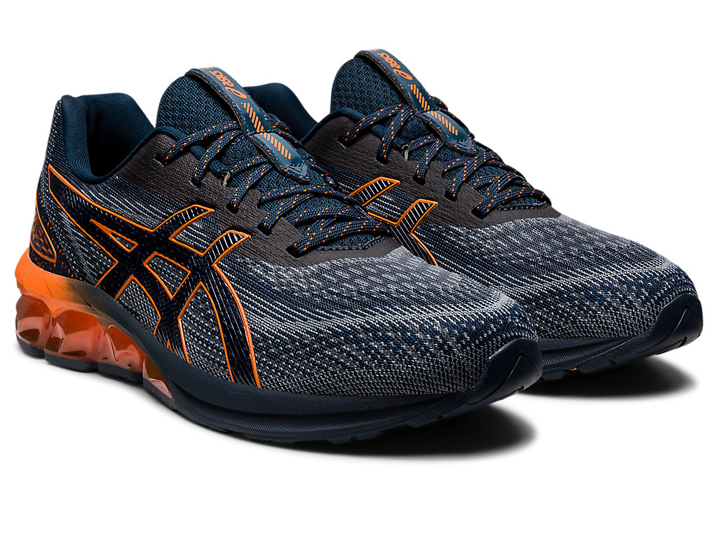 Women's Asics Gel-Quantum 180 Vii Sneakers Blue / Orange | 8135-PDKSV