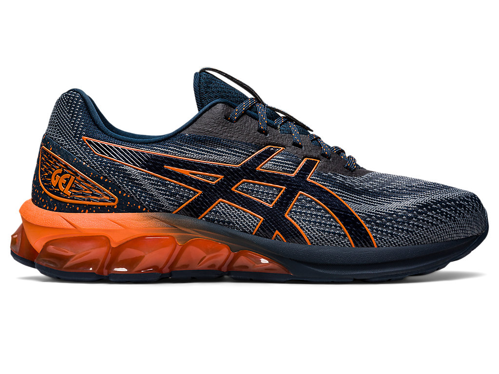 Women\'s Asics Gel-Quantum 180 Vii Sneakers Blue / Orange | 8135-PDKSV