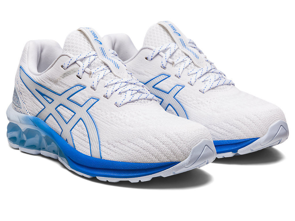 Women's Asics Gel-Quantum 180 Vii Sneakers White / Blue | 9624-RBXDJ