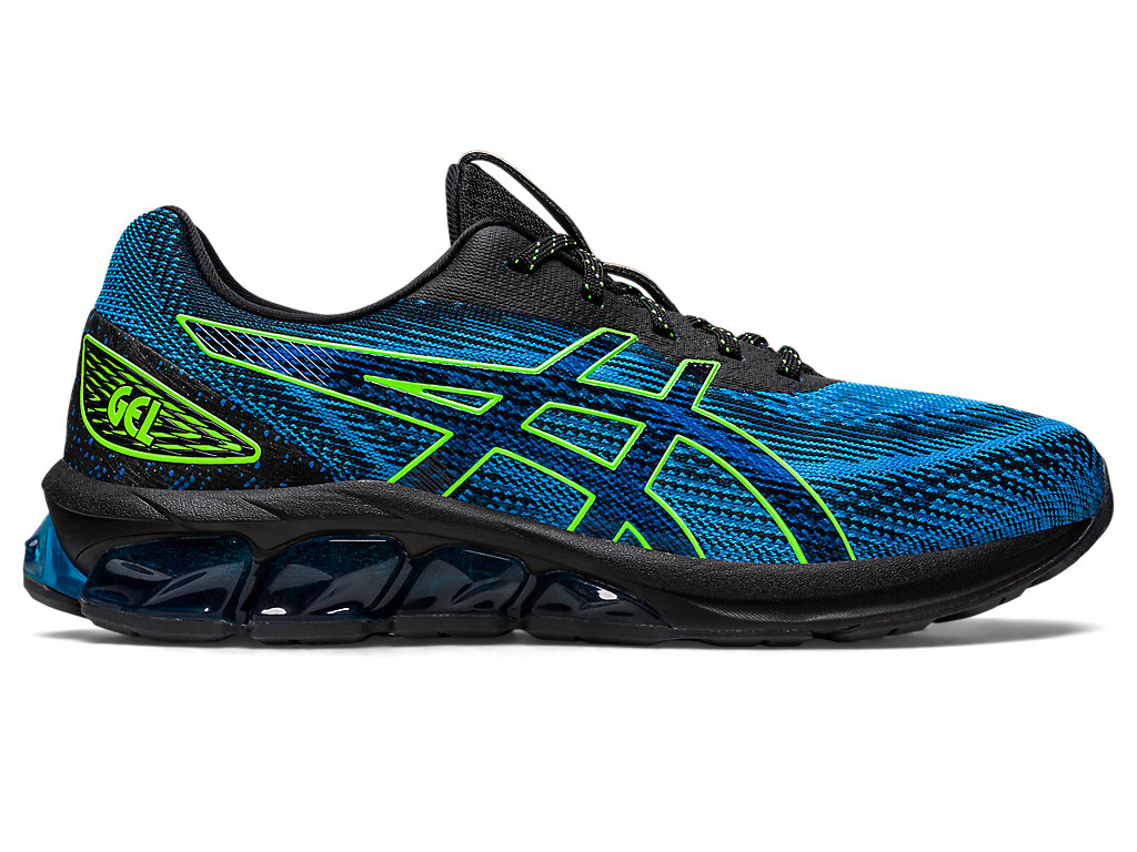 Women\'s Asics Gel-Quantum 180 Vii Sneakers Black / Blue | 9856-MBJAD