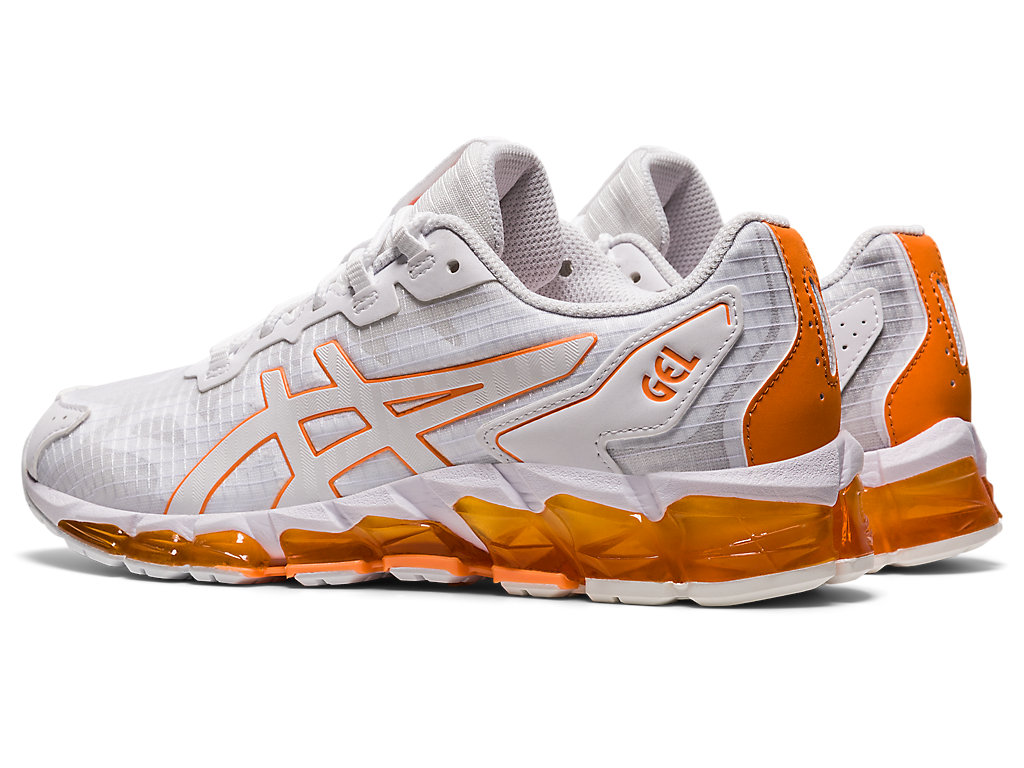 Women's Asics Gel-Quantum 360 6 Sneakers White / Orange Coral | 0398-MEVGB