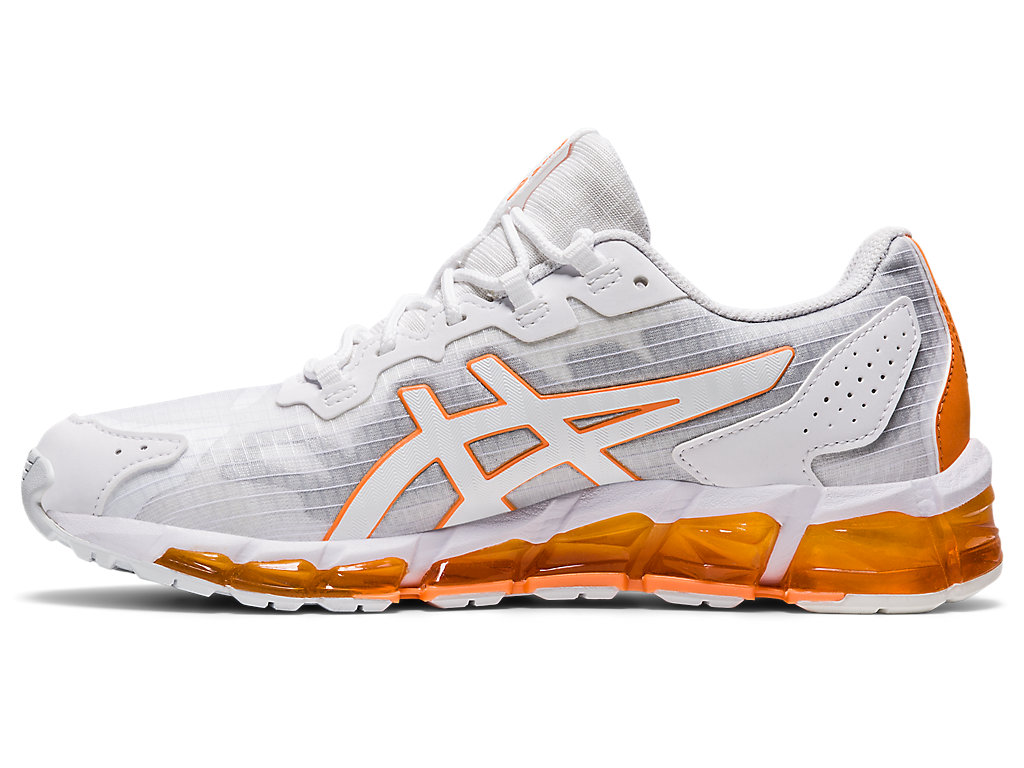 Women's Asics Gel-Quantum 360 6 Sneakers White / Orange Coral | 0398-MEVGB