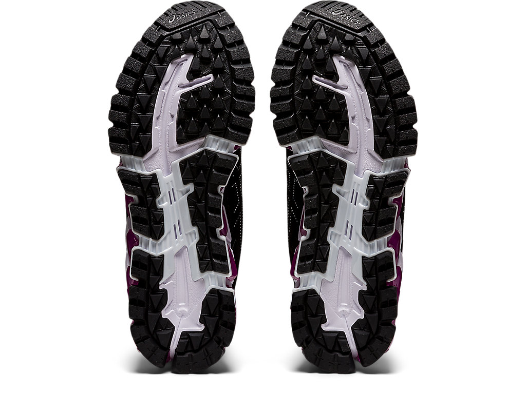 Women's Asics Gel-Quantum 360 6 Sneakers Black / Purple | 0843-DMGFS