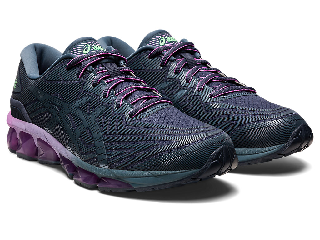 Women's Asics Gel-Quantum 360 Vii Sneakers Black / Purple | 5762-CNJDU